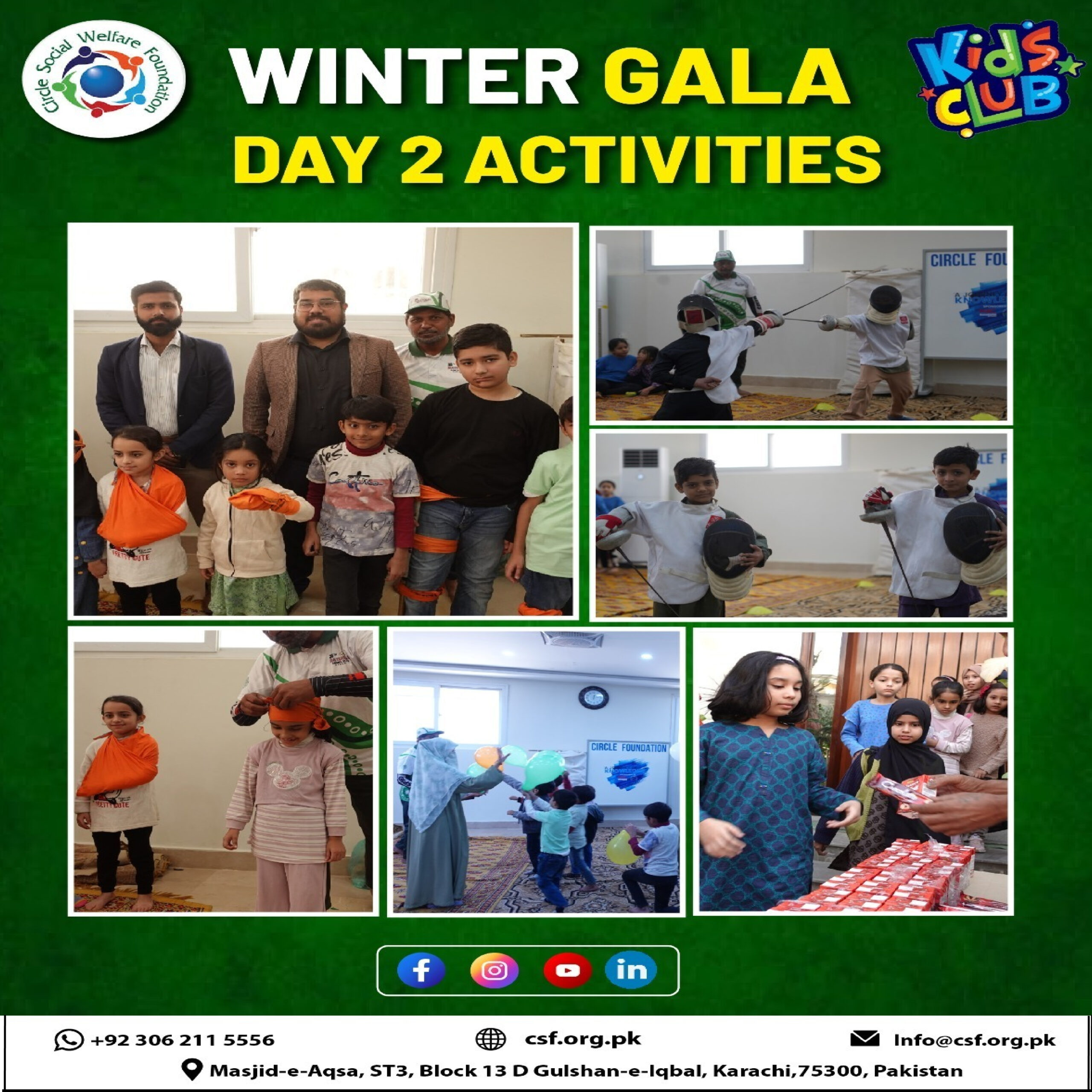 Winter Gala Day 2 Activities At CSF