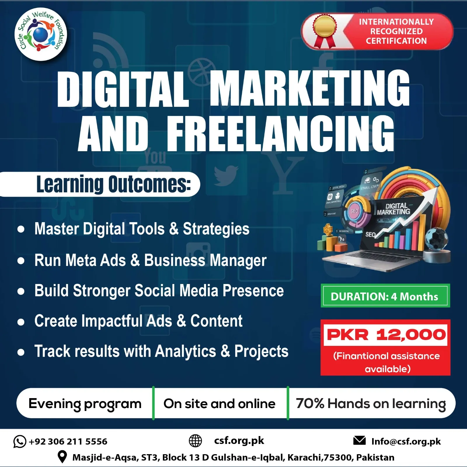 Course of digital marketing At CSF