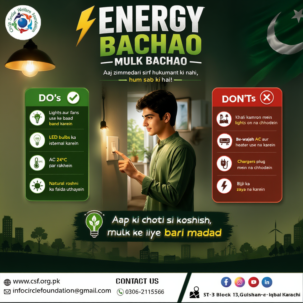 Austerity , energy bachao campaign by CSF